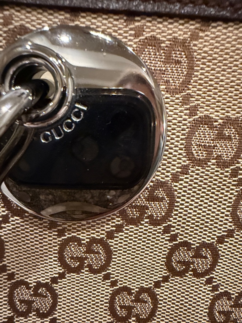 Gucci GG Canvas Eclipse Crossbody Messenger Bag, - Picture 2 of 13